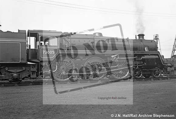 73005 1951-06 Derby shed -RAS JNH (QF687)